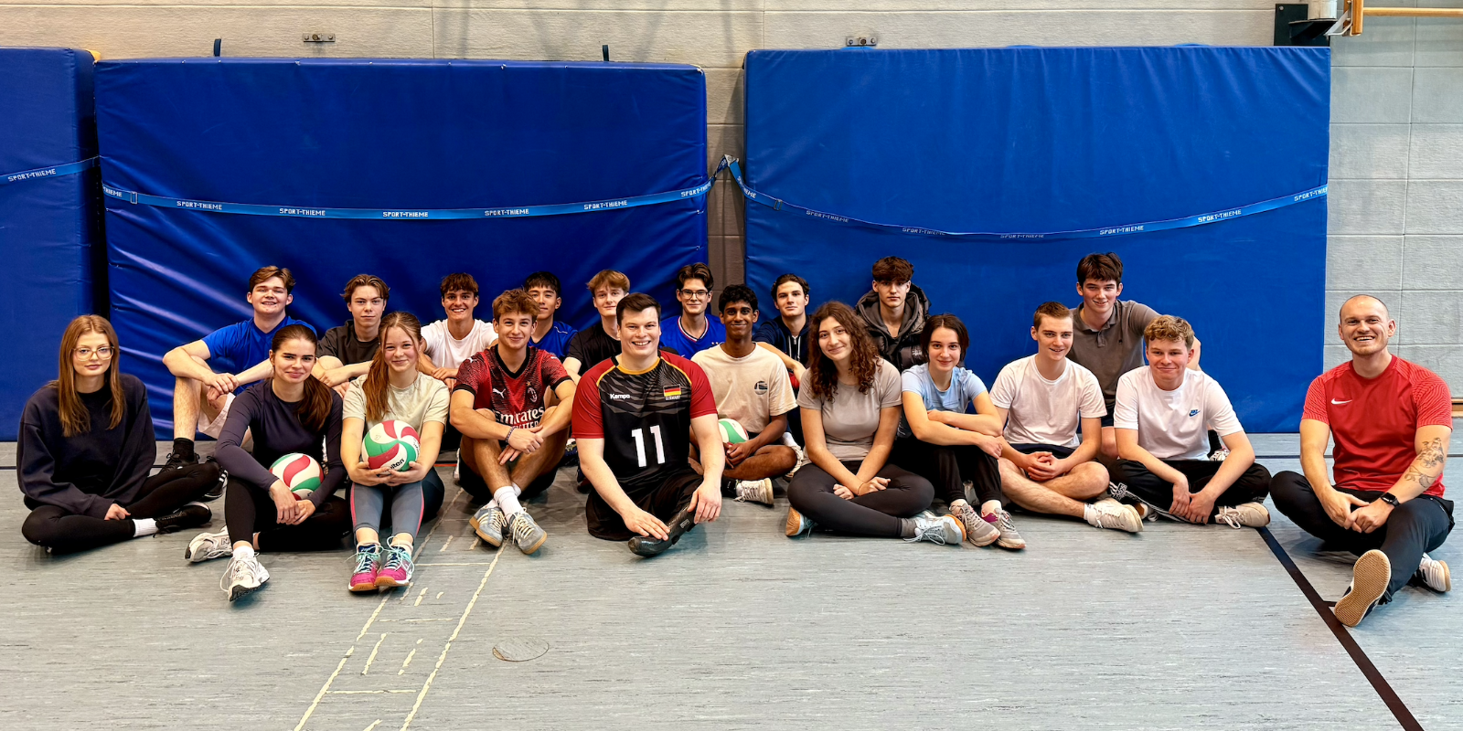 Gruppenfoto Sitzvolleyball